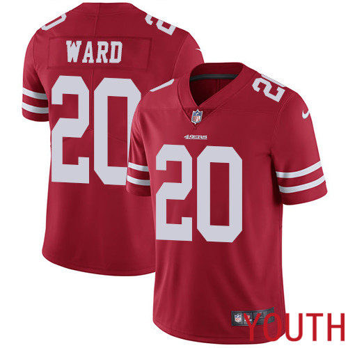 San Francisco 49ers Limited Red Youth Jimmie Ward Home NFL Jersey #20 Vapor Untouchable